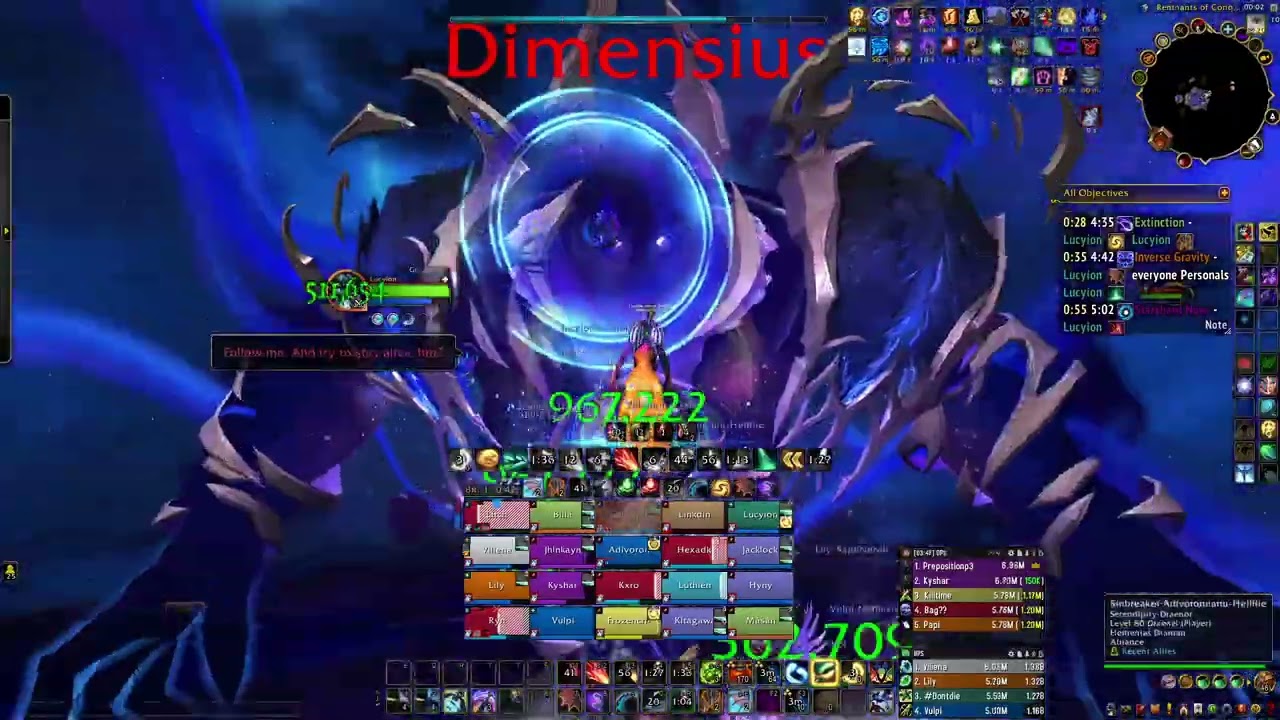 Press Evoker Vs. Dimensius