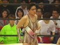 全日本女子プロレス　ブル中野 vs バイソン木村　1991年4月21日　後楽園ホール