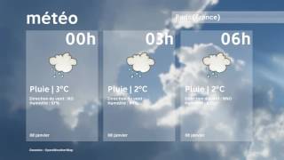 Météo Paris   dimanche 8 janvier 2017