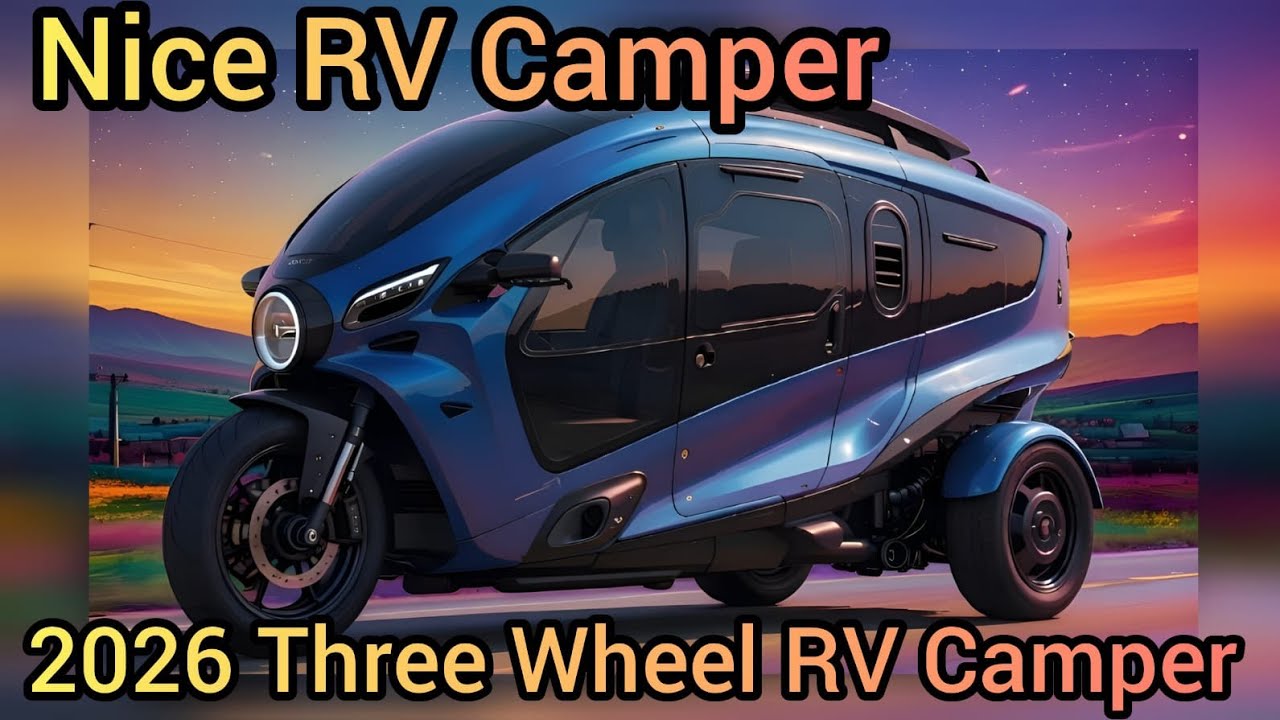 2026 Three-Wheel RV Camper – The Ultimate Compact Mobile Home on Three ...