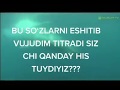 Вужудни титратадиган сўзлар