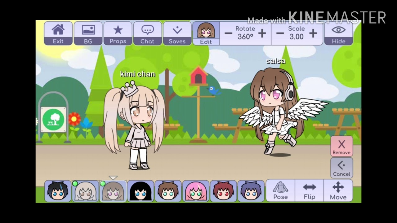 Tutorial cara membuat video gacha life di kinemaster ...