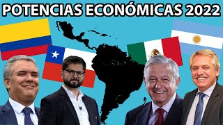 TOP 9 PAÍSES MÁS RICOS DE AMÉRICA LATINA 2022