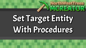Set Target Entity | MCreator