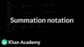 Summation notation | Grade 11 | Math | NCERT | Khan Academy (IN accent)