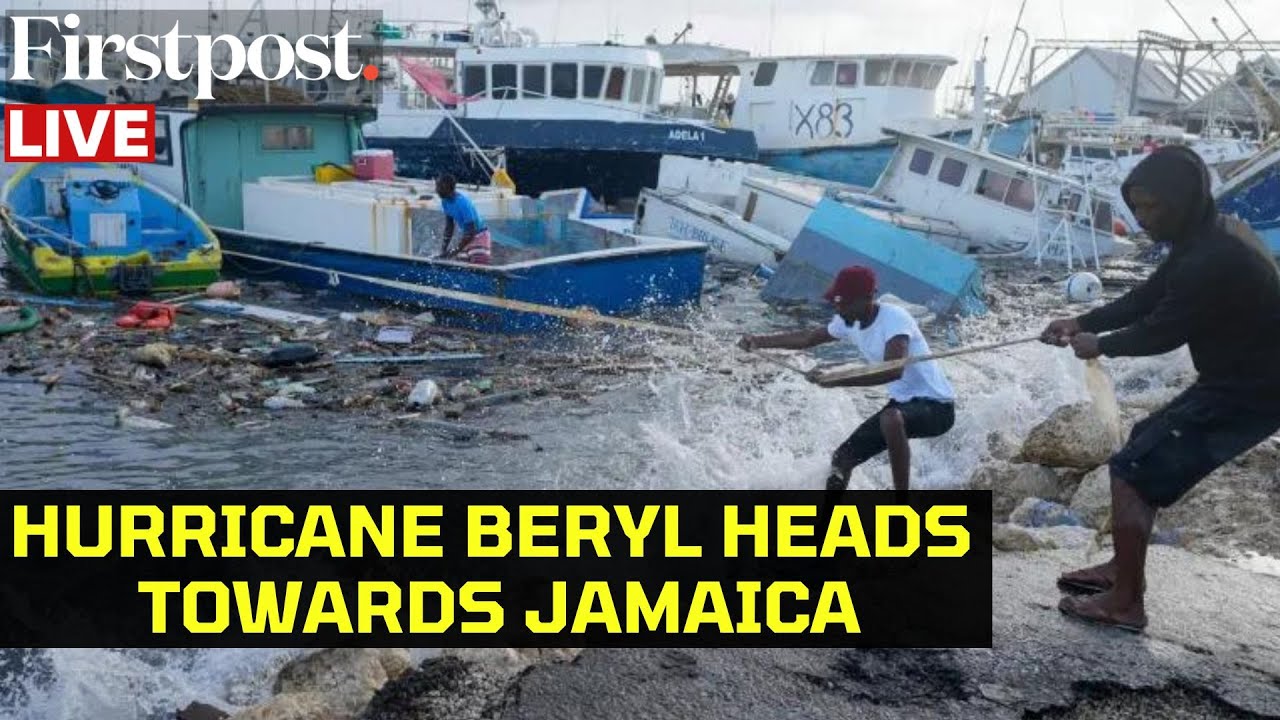 LIVE: Jamaica Braces for Hurricane Beryl as Category 4 Storm Thrashes ...