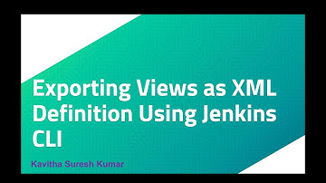 Exporting Views as XML Definition Using Jenkins CLI
