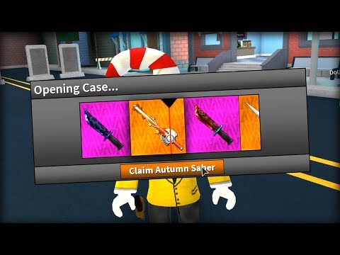 We Got The Rare New Exotic Knife Roblox Assassin Youtube - mm2 rainbow seer roblox