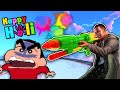 SHINCHAN AND FRANKLIN CELEBRATE HOLI in GTA 5 | THUGBOI MAX