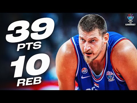 Nikola Jokić Posts 39-PT DOUBLE-DOUBLE vs Latvia | FIBA EuroBasket 2025 | August 30, 2025