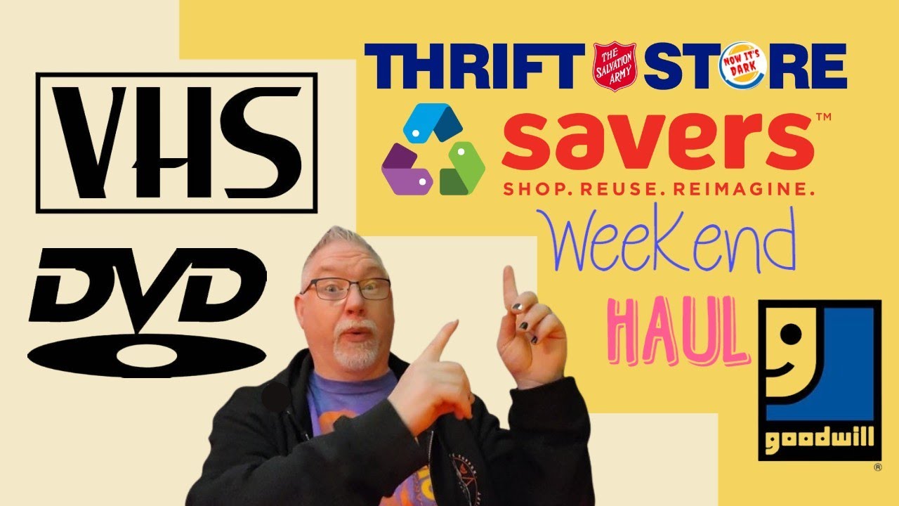 VHS and DVD Thrift Store Haul YOU have to stay to the end to see an
