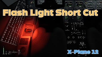 X-Plane 12 Tutorial: Flashlight Shortcuts for Night Flights