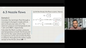 Compressible Flow Through Nozzles, Diffusers, and Wind Tunnels (Part 3)