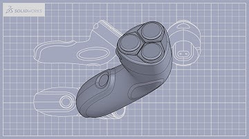 SolidWorks | Surface Modeling | Shaver