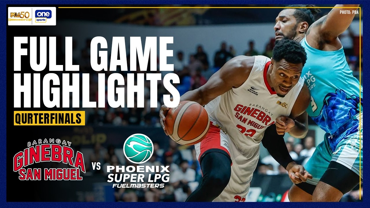 PHOENIX vs BRGY. GINEBRA | FULL GAME HIGHLIGHTS | QUARTERFINALS | PBA SEASON 50 COMMISSIONER’S CUP