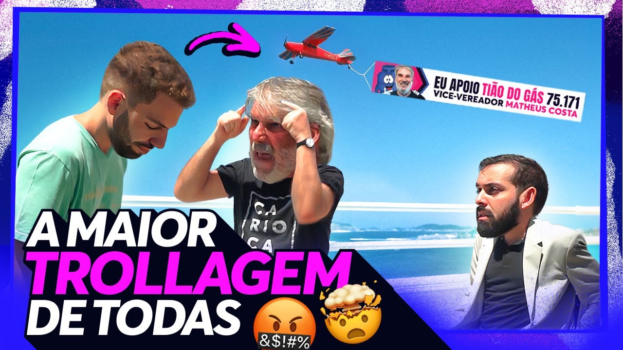 COMPREI UM AVIÃO PARA TROLLAR MEU PAI