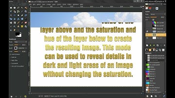 Value mode - GIMP Beginners
