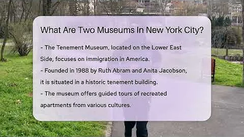 What Are Two Museums In New York City? - Inside Museum Walls