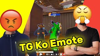 Team God Showing Emote To TG 😡|| Tournament Highlights