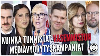 Vasemmisto vyöryttää mediassa - Näin tunnistat masinoidut kampanjat