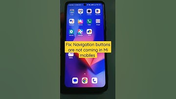 Fix : navigation buttons are not coming in Mi Mobiles 🔥🔥 #youtubeshorts #viral #mi #button
