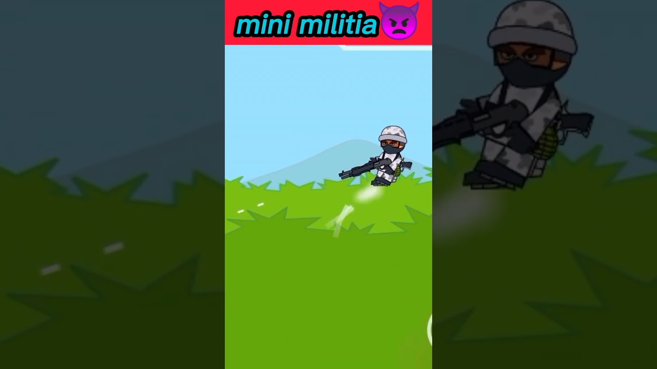 DA2 MINI MILITIA//SHORT GUN GAMEPLAY IN MINI MILITIA 