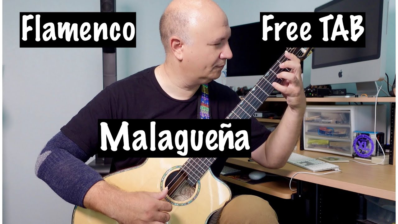 Malagueña 2.0 (Simple Version) - Kirk Sand (Richard Smith Model) guitar with Roland AC-33 amplifier