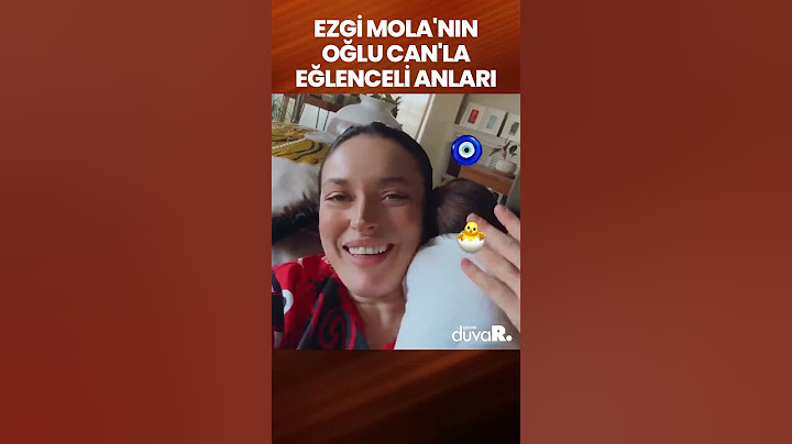 Oyuncu Ezgi Mola oğlu Can'la eğlenceli anlarını paylaştı #shorts