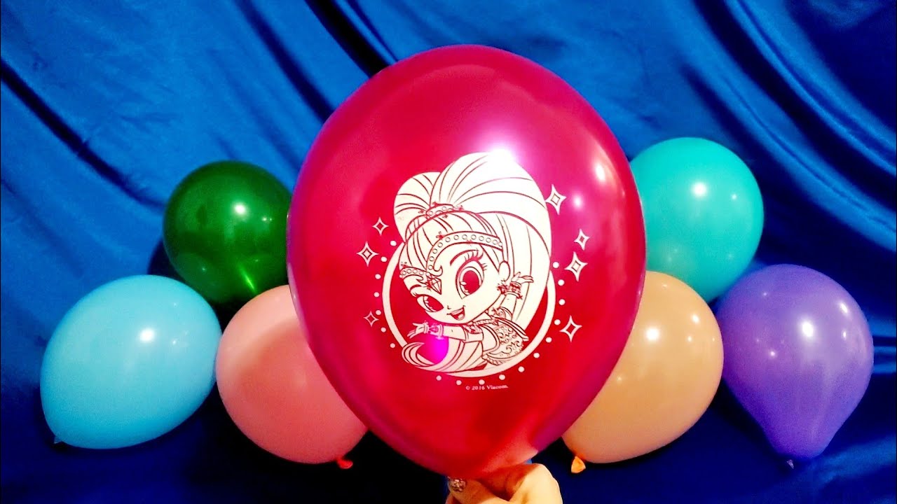 SHIMMER AND SHINE BALLOON POPS!!! - YouTube