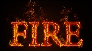 How to make Fire Text effects | Photoshop CC Tutorial