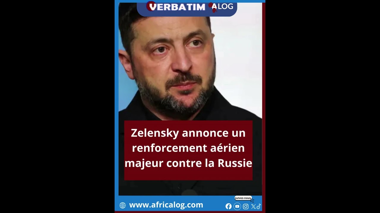 Zelensky évoque de nouveaux avions pour repousser l’aviation russe