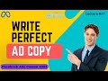 How to write perfect ad copy in Facebook ads|ad copy for facebook|fb ads course