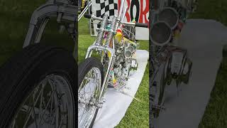 Harley Custom Knucklehead Chopper at Born-Free #DicEtv