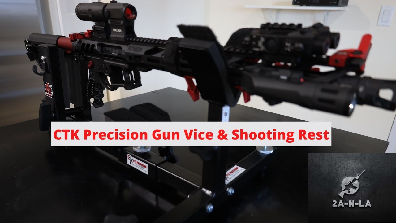 Ep 52: 2A-N-LA Reviews The CTK Precision Gun Vice & Shooting Rest - YouTube