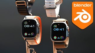 Blender Product Design & Animation Tutorial  Apple Watch (Aryan)