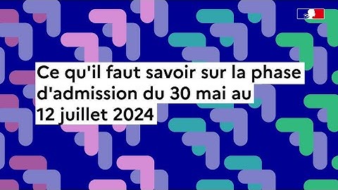 Parcoursup : ce qu’il faut savoir sur la phase d’admission