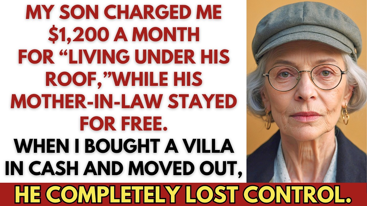 My son charged me rent while his mother-in-law lived there for free—so I bought a villa in cash.