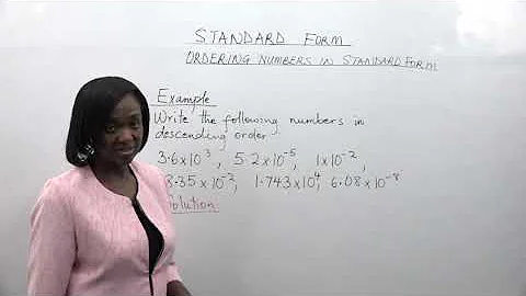 Standard Form  - Calculations In Standard Form