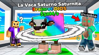 Usé INVISIBILIDAD para Robar Brainrots en Minecraft STEAL A BRAINROT!