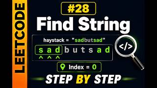 LeetCode 28 | Find the Index of the First Occurrence in a String Explained Step by Step (C++)