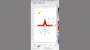Star A logo | Tools Hacker Graphix  #viralvideo #coreldraw #gradienttool