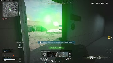 Warzone FLASHING GREEN LIGHTS Effect AMD Radeon RX 5700 XT (XFX 5700 XT THICC III)