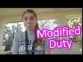 I was put on Modified Duty! | DCP FALL 2016