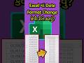 Excel માં Date Format Change કેવી રીતે કરવું ?