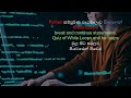 Python A to Z Full Course While loops | break | continue | in Sinhala Part 7 | සිංහල | Black Tiger