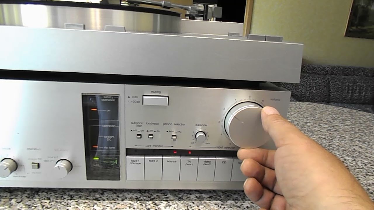 Technics　アンプ SU-V6X TECHNICS SU-V6X Integrated Stereo DC Amplifier Tested