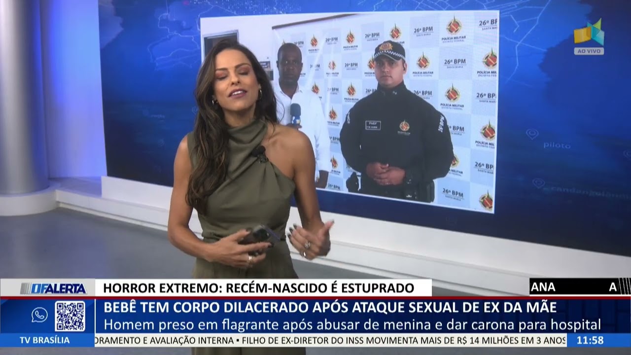DF ALERTA - Bebê tem corpo dilacerado após sofrer ataque sexual por ex da mãe