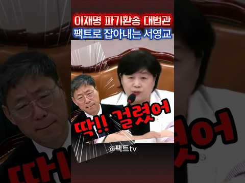 이재명 파기환송 대법관 서영교 심문에 걸림 thumbnail