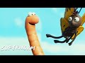 Superworm and butterfly want to help everyone gruffaloworld  compilation