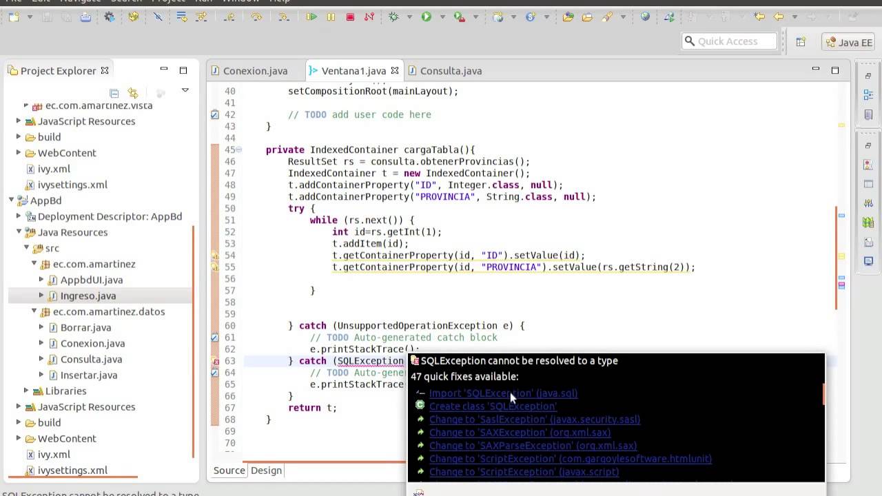 Vaadin con Postgresql usando JDBC - YouTube